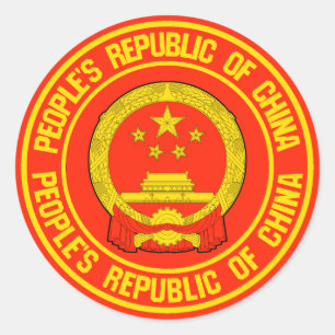 China Runder Aufkleber