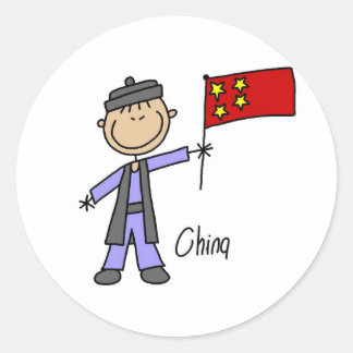 China Runder Aufkleber