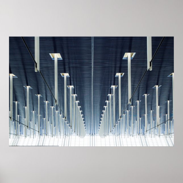 China, Shanghai | Flughafen Pudong Poster (Vorne)