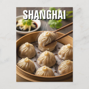 China Shanghai Xiaolongbao Postkarte