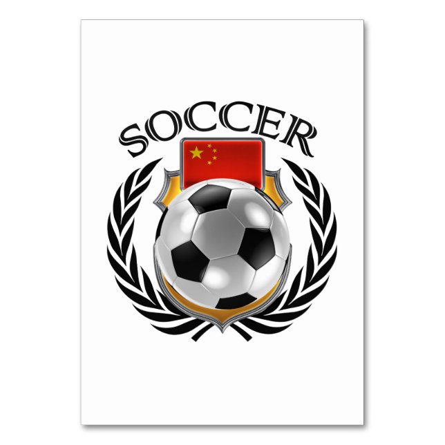 China Soccer 2016 Lüftergetriebe Tischnummer (Rückseite)