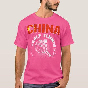 China Table Tennis Fans Jersey Chinesischer Ping P T-Shirt