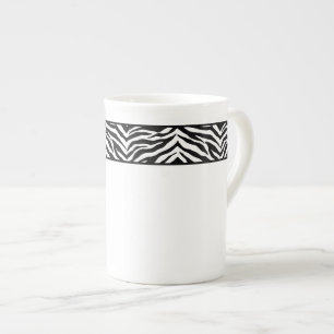China-Tasse Zebra Print Prozellantasse