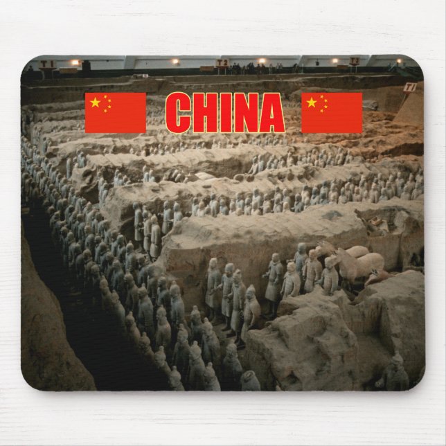 CHINA Terracotta Army Mousepad (Vorne)