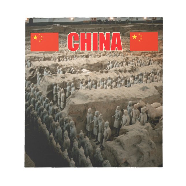 CHINA Terracotta Army Notizblock (Vorderseite)