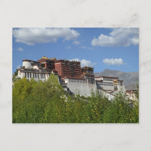 China, Tibet, Lhasa, Potala Palace 3 Postkarte