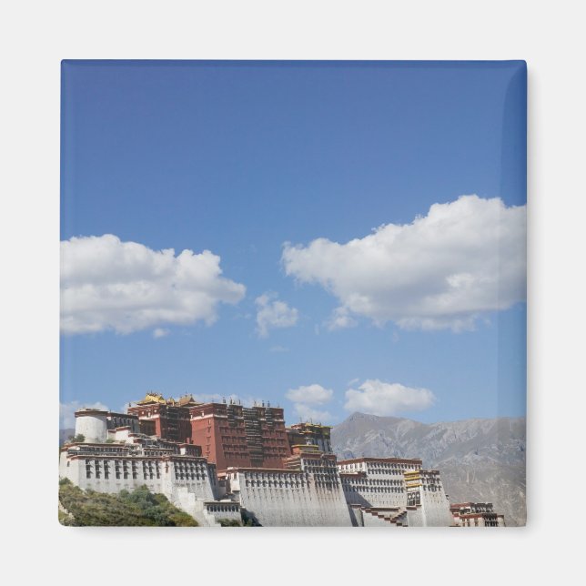 China, Tibet, Lhasa, Potala Palace Magnet (Vorne)