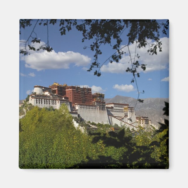 China, Tibet, Lhasa, Potala Palace Magnet (Vorne)