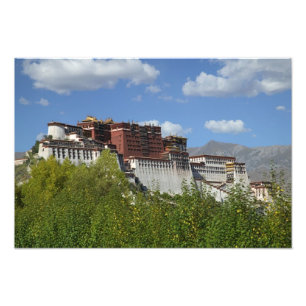 China, Tibet, Lhasa, Potala-Palast Fotodruck