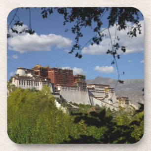 China, Tibet, Lhasa, Potala-Palast Getränkeuntersetzer