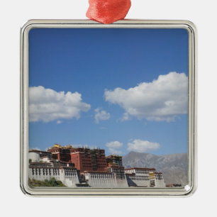 China, Tibet, Lhasa, Potala-Palast Silbernes Ornament