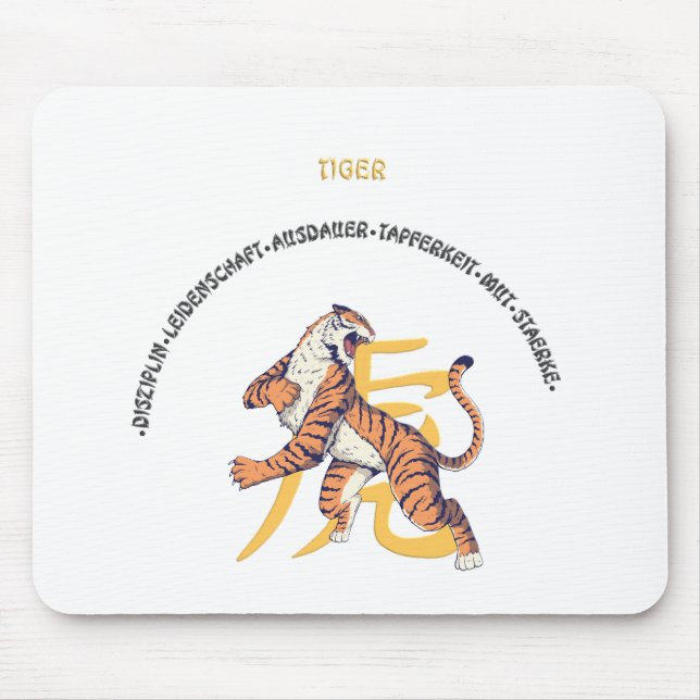 China Tierkreiszeichen Mousepad (Vorne)