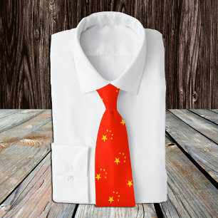 China Ties, fashion Chinese Flag, business Krawatte
