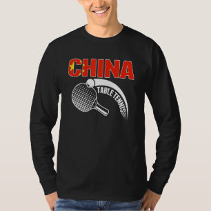 China-Tischtennisliebhaber - Unterstützen Sie das T-Shirt