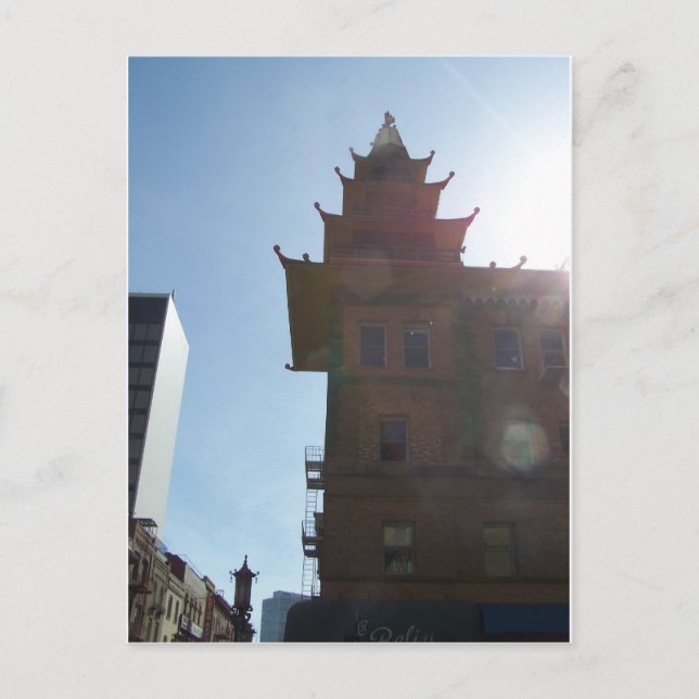China Town SF CA Postkarte (Vorderseite)