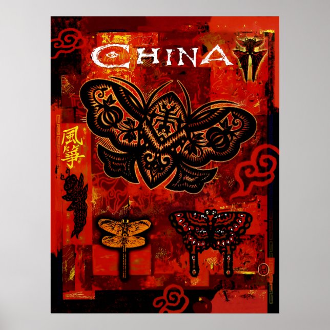 China Travel Poster 20x26 (Vorne)