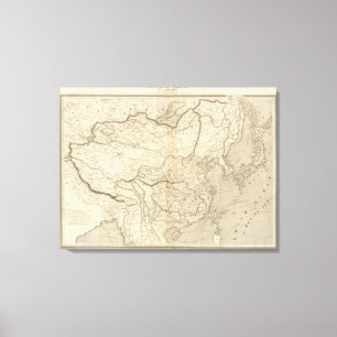 China und Japan 2 Leinwanddruck