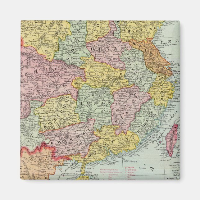 China und Malaysia Magnet (Vorne)