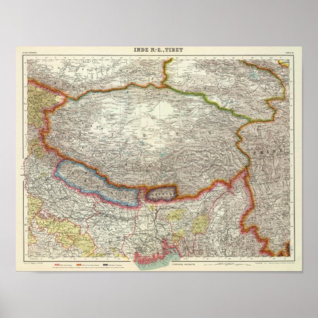 China und Tibet Poster (Vorne)