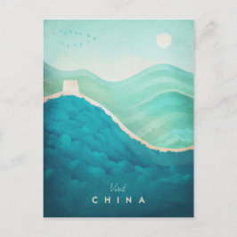 China Vintage Travel Poster - Art Postkarte