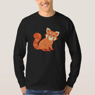 China Wald Wildtier Tier Niedliches Rotes Panda T-Shirt
