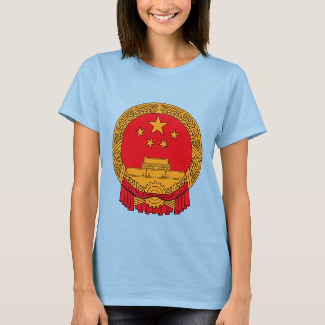 China Wappen T - Shirt (Vorderseite)