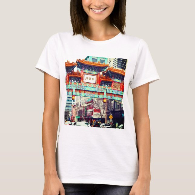 China, Washington DC. USA T-Shirt (Vorderseite)