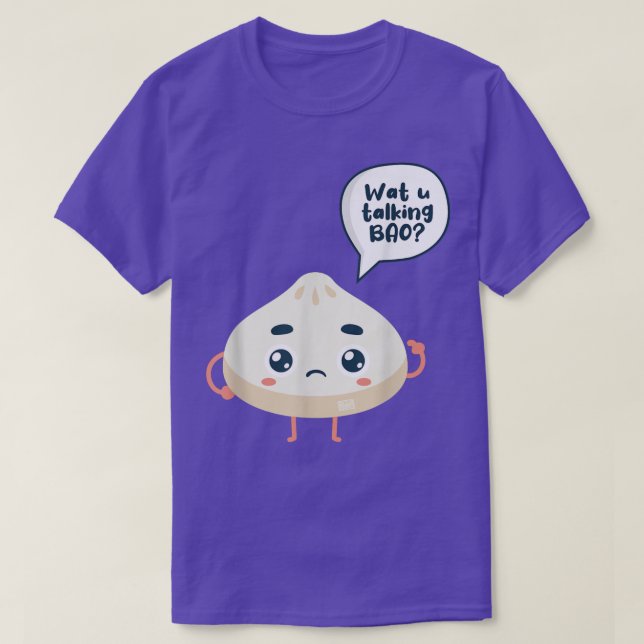 China-Watcha-Gespräch Bao über Siopao Dimsu T-Shirt (Design vorne)
