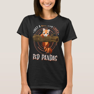 China Wildtier nur ein Mädchen, das Red Pa Liebe T-Shirt