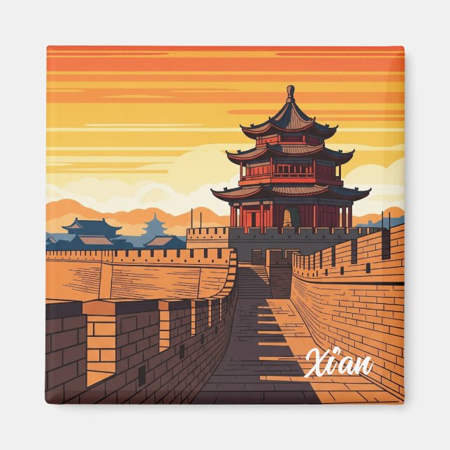China Xi'an Travel Magnet (Vorne)