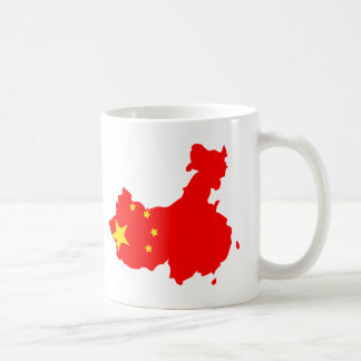 Chinaflaggenkarte Kaffeetasse