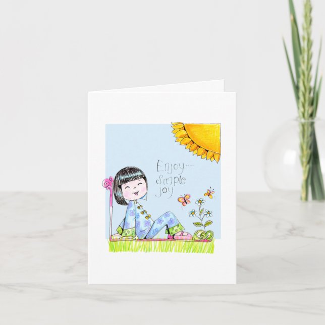 ChinaGirlLove Geburtstagskarte Karte (Vorderseite)