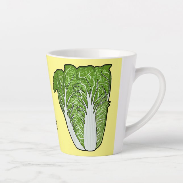 Chinakohl-Cartoon Milchtasse (Rechts)