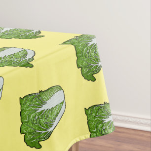 Chinakohl-Cartoon Tischdecke