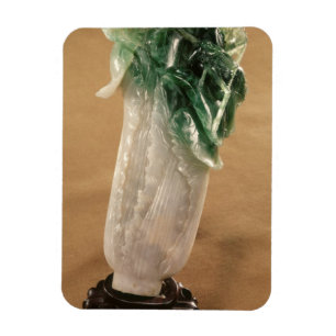 Chinakohl, Koreaner, 19. Jahrhundert (Jade) Magnet