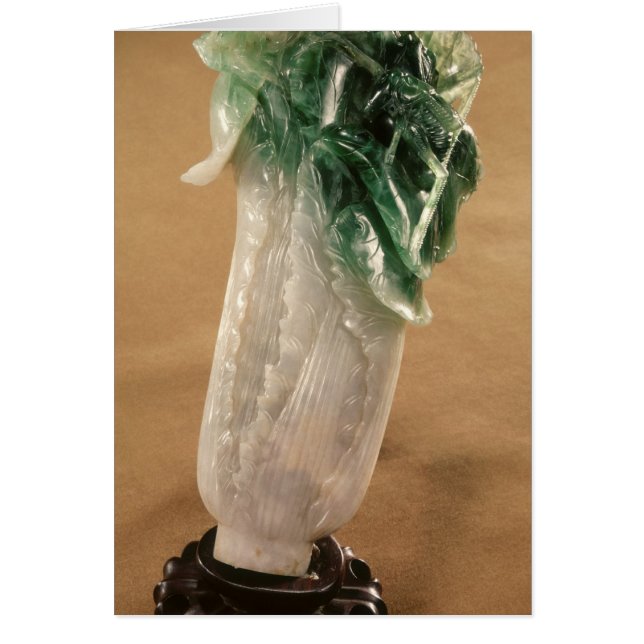 Chinakohl, Koreanisch, 19. Jahrhundert (Jade) (Vorne)