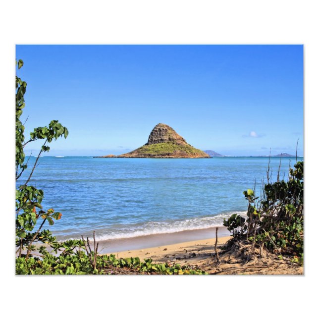 Chinamans Hat -Oahu Fotodruck (Vorne)