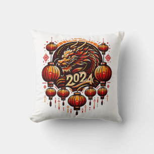 Chinas neues Jahr 2024 Kissen