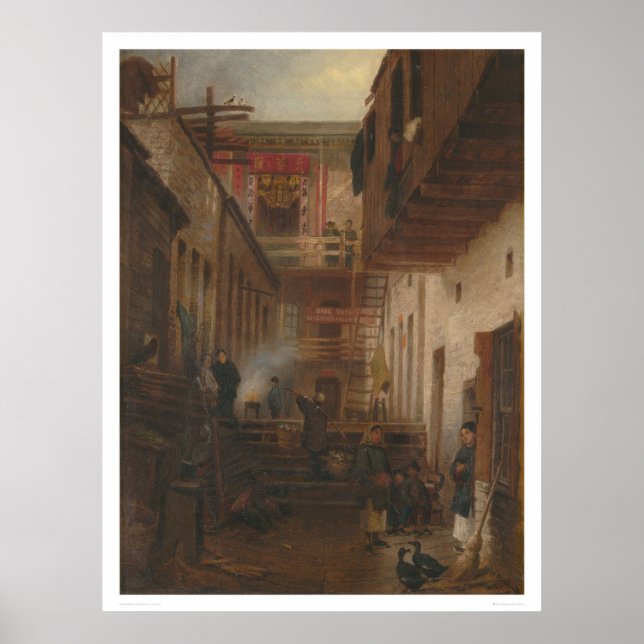 Chinatown Alley, Sing Yuen Washing & Ironing (1228 Poster (Vorne)