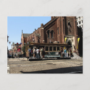 Chinatown Cablecar Postcard Postkarte