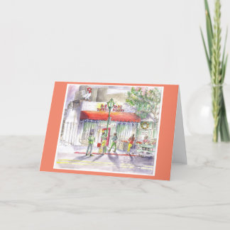 Chinatown Faltenkarte Feiertagskarte