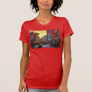 Chinatown in Bangkok Thailand - Alteres Foto T-Shirt