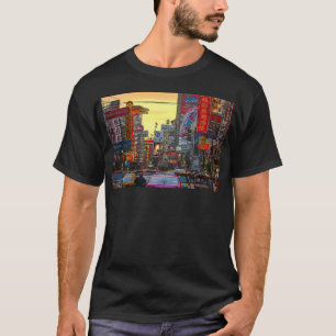 Chinatown in Bangkok Thailand - Alteres Foto T-Shirt