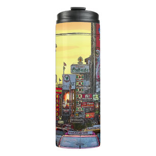 Chinatown in Bangkok Thailand - Alteres Foto Thermosbecher