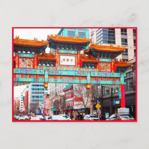 Chinatown in Washington DC. Postkarte