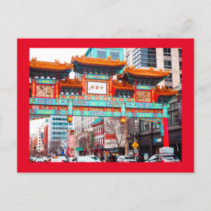 Chinatown in Washington DC. Postkarte