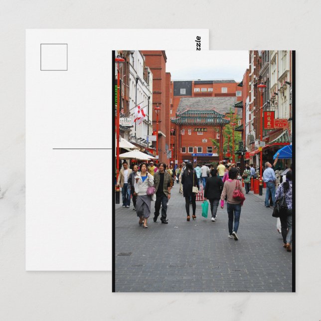 Chinatown London Postkarte (Vorne/Hinten)