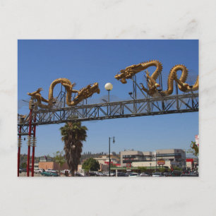 Chinatown-los-Engel Postkarte