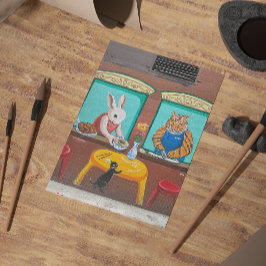 Chinatown NYC Postcard - Tiermauerwerk Postkarte