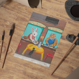 Chinatown NYC Postcard - Tiermauerwerk Postkarte